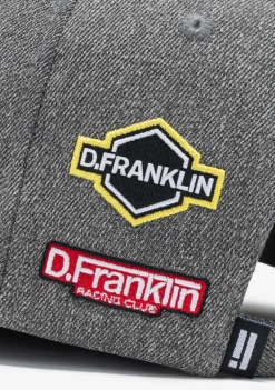 D.Franklin Logo Denim Cap Black|Damen Kappen|Kappen