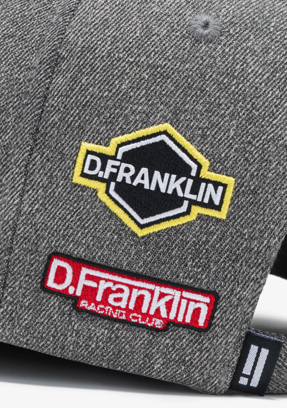 D.Franklin Logo Denim Cap Black|Damen Kappen|Kappen