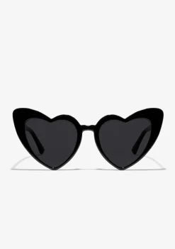 D.Franklin Love Heart Black / Black|Damen Cat Eye Sonnenbrillen