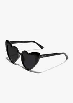 D.Franklin Love Heart Black / Black|Damen Cat Eye Sonnenbrillen
