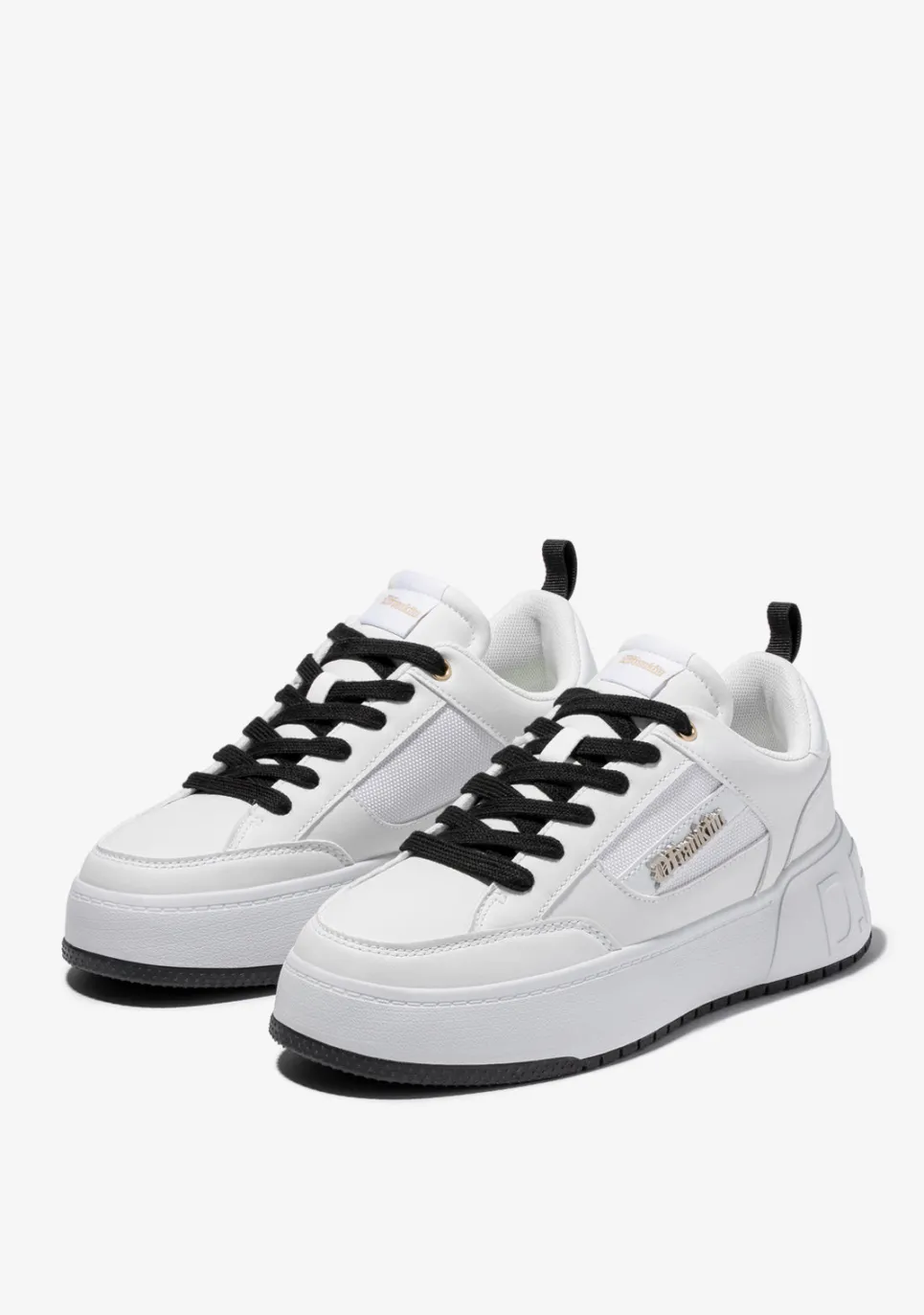 D.Franklin Low Court Pure White / Black|Damen Sneakers