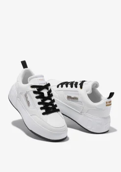 D.Franklin Low Court Pure White / Black|Damen Sneakers