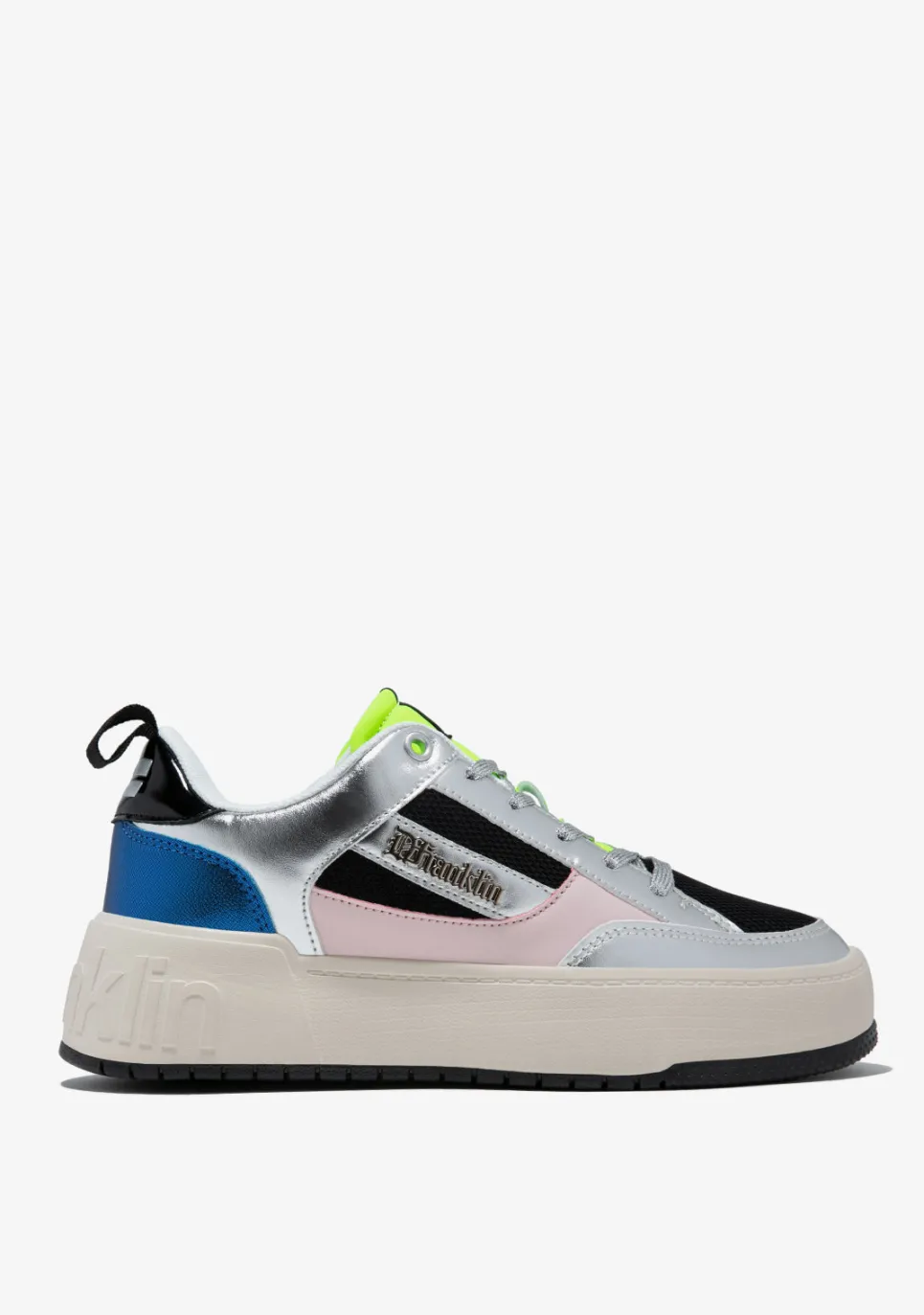 D.Franklin Low Court Silver / Pink|Damen Sneakers