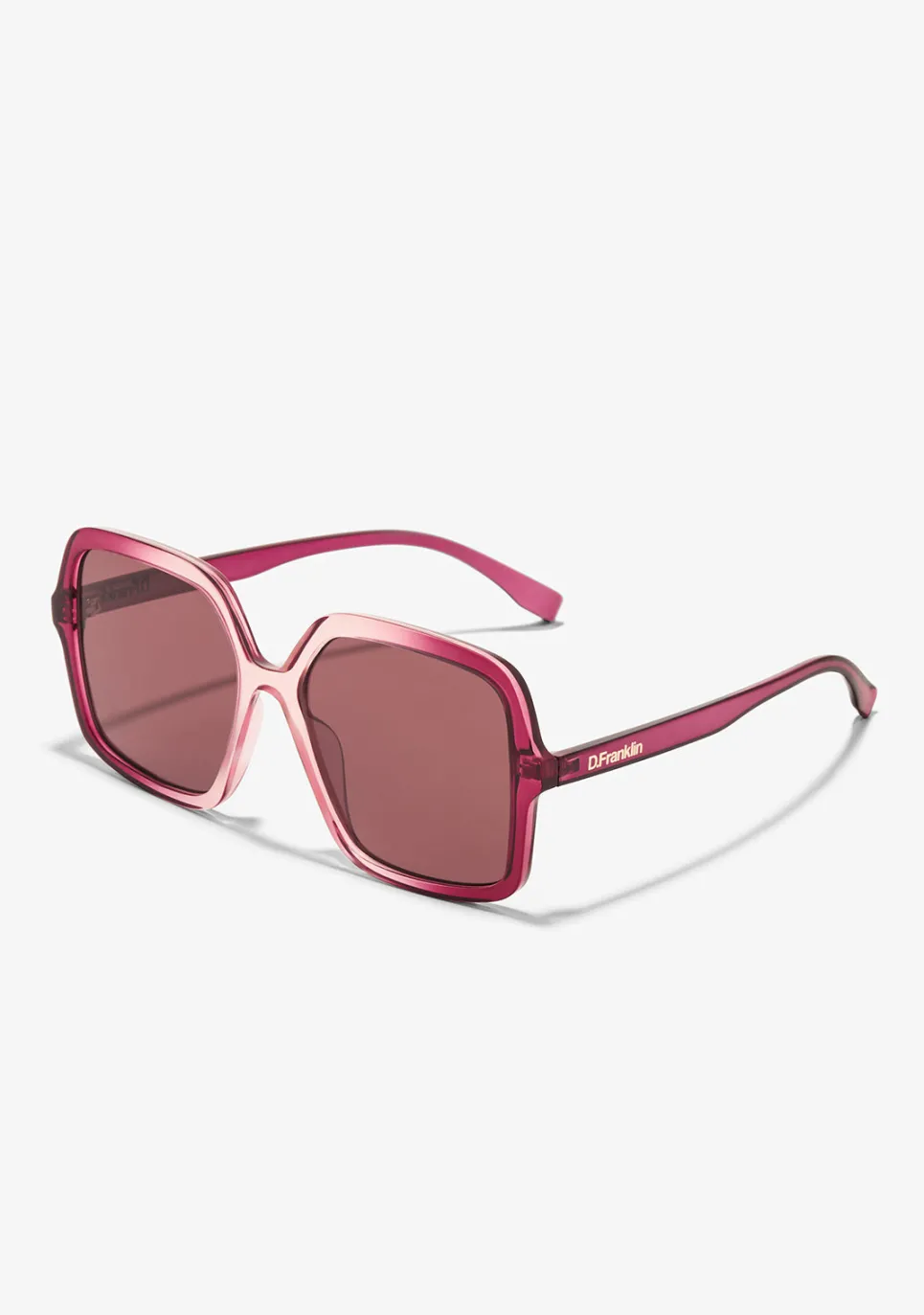D.Franklin Margot Gradient Wine / Wine|Damen Eckige Sonnenbrillen