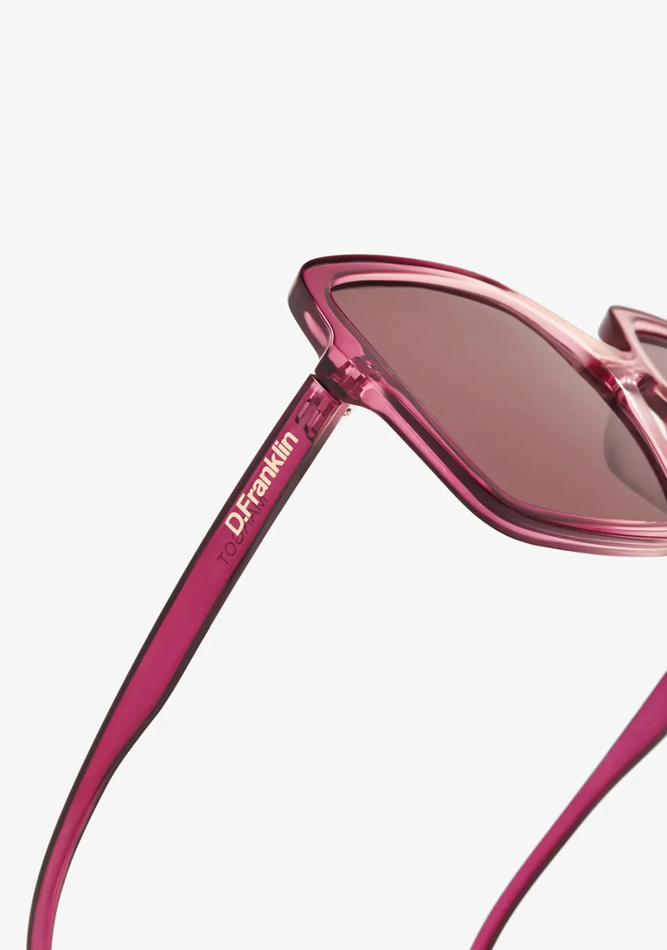 D.Franklin Margot Gradient Wine / Wine|Damen Eckige Sonnenbrillen