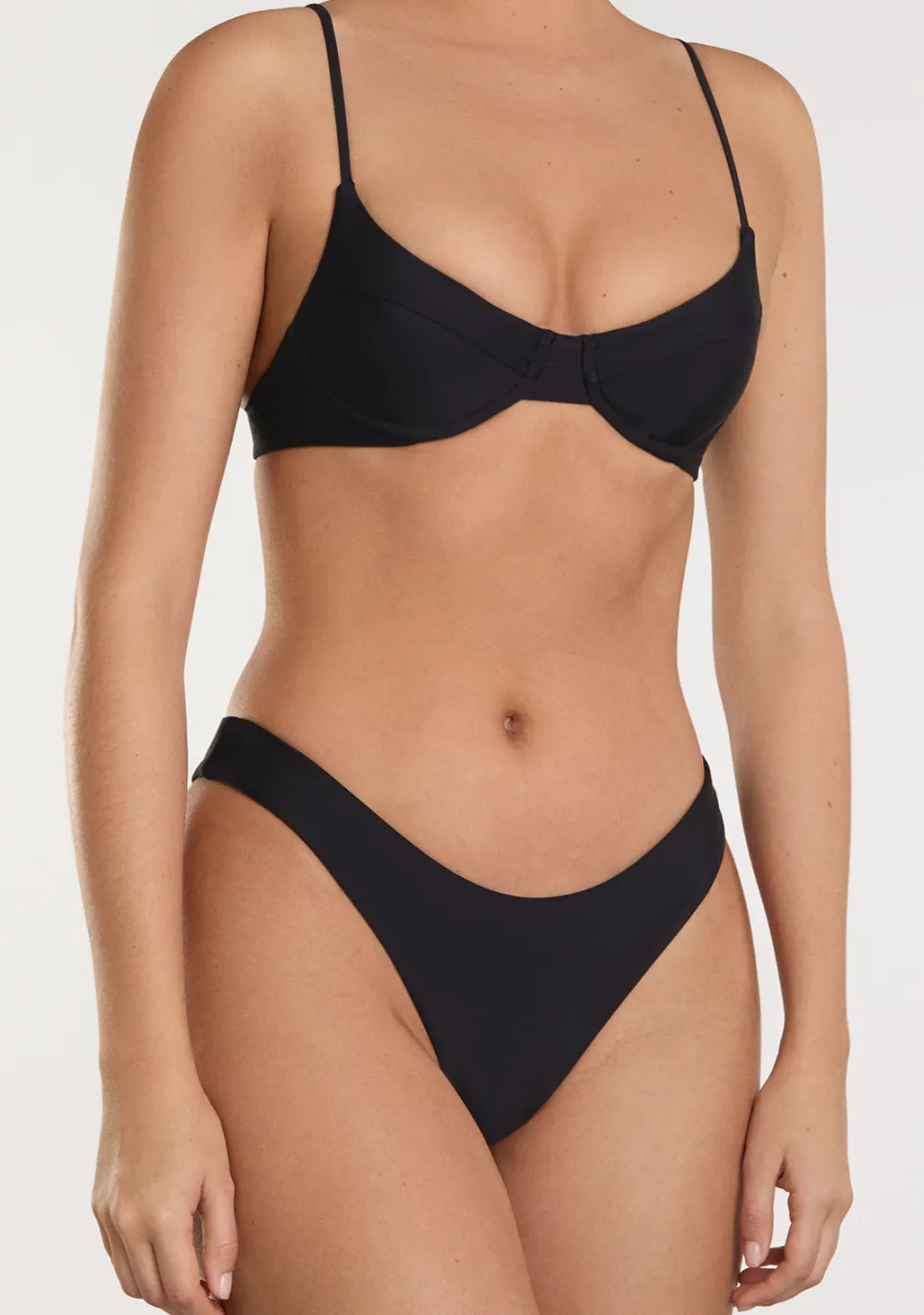 D.Franklin Masha Top + Ava Bottom Black Bikini|Damen Bikinis Und Einteiler