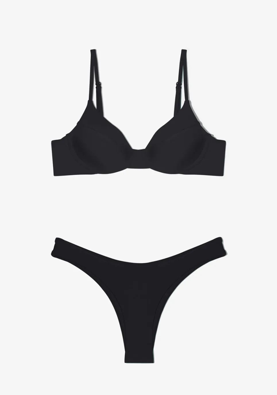 D.Franklin Masha Top + Ava Bottom Black Bikini|Damen Bikinis Und Einteiler