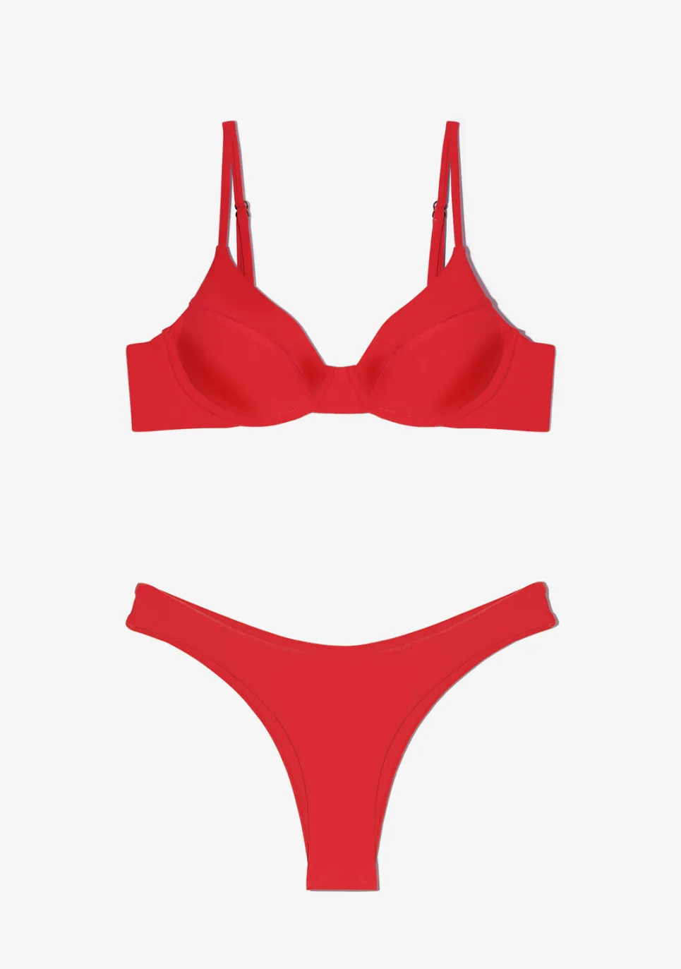 D.Franklin Masha Top + Ava Bottom Chili Red Bikini|Damen Bikinis Und Einteiler