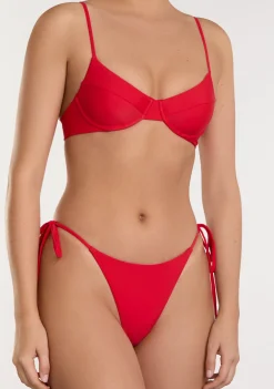 D.Franklin Masha Top + Lilo Bottom Chili Red Bikini|Damen Bikinis Und Einteiler