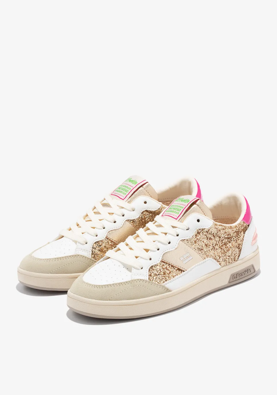 D.Franklin Match Skate Sneakers Gold|Damen Sneakers