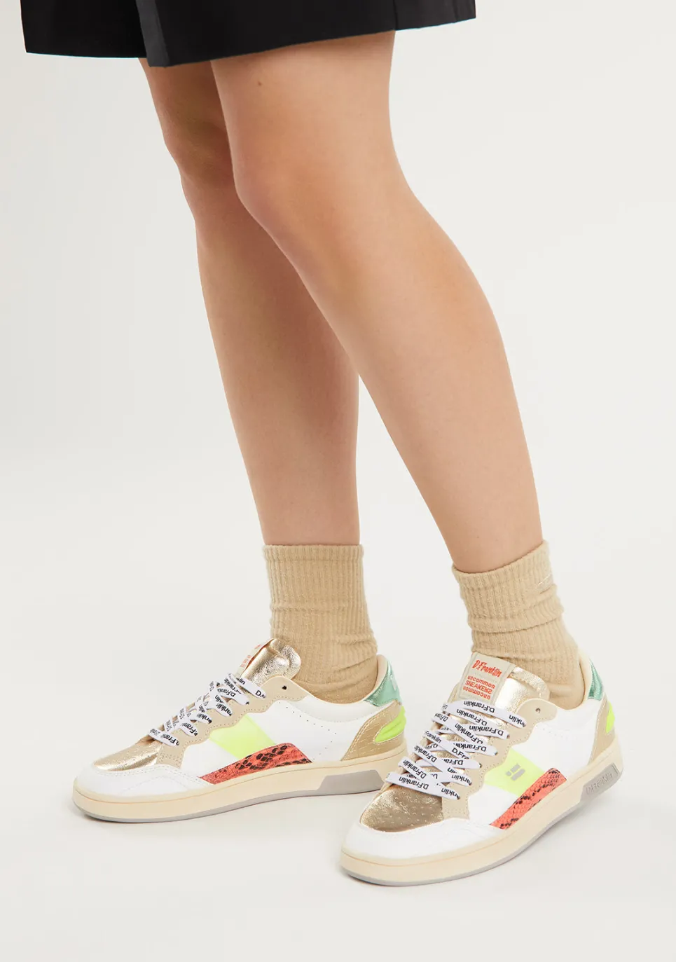 D.Franklin Match Skate Sneakers Green|Damen Sneakers