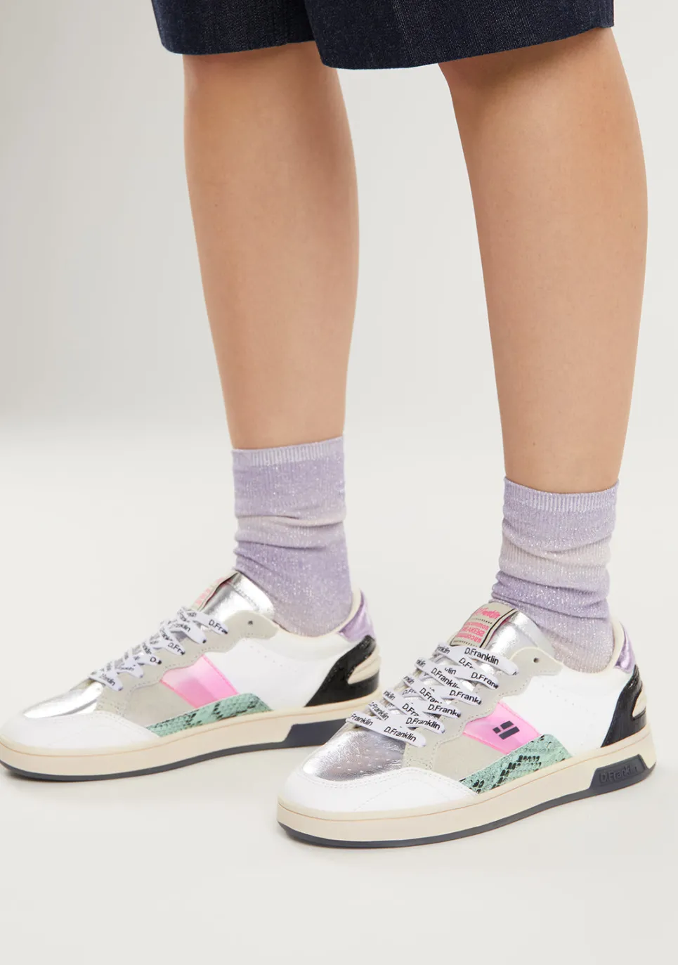 D.Franklin Match Skate Sneakers Purple|Damen Sneakers