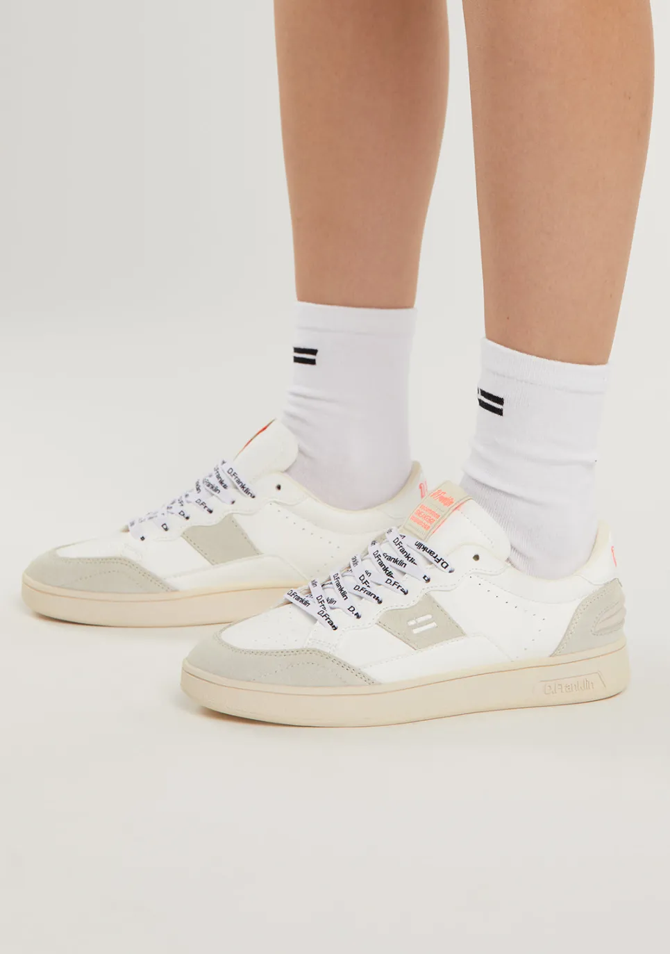 D.Franklin Match Skate Sneakers White|Damen Sneakers