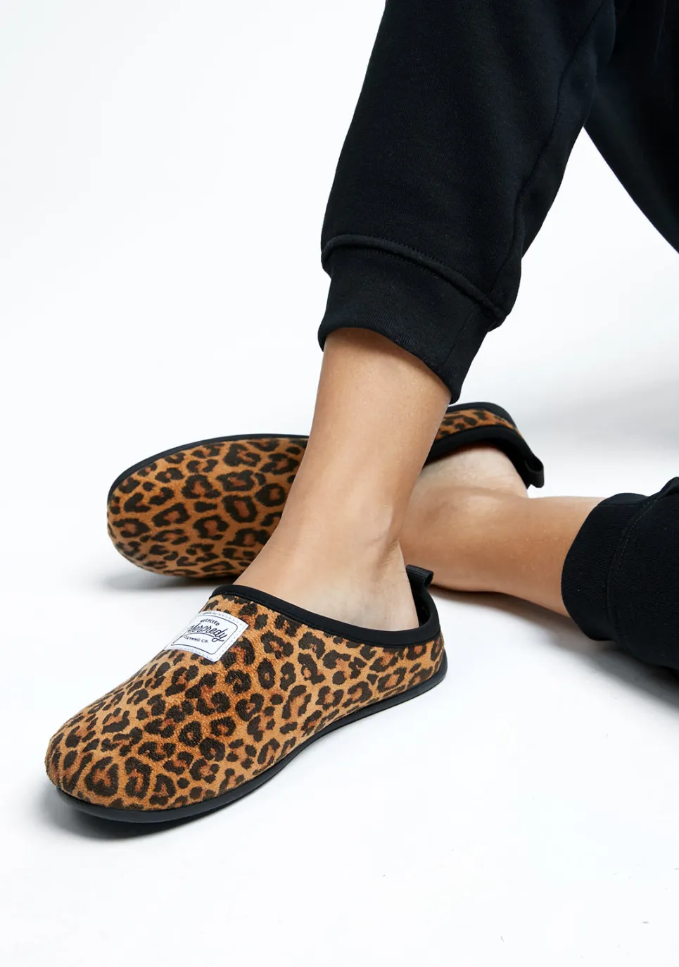 D.Franklin Mercredy Slipper Leopard|Damen Hausschuhe