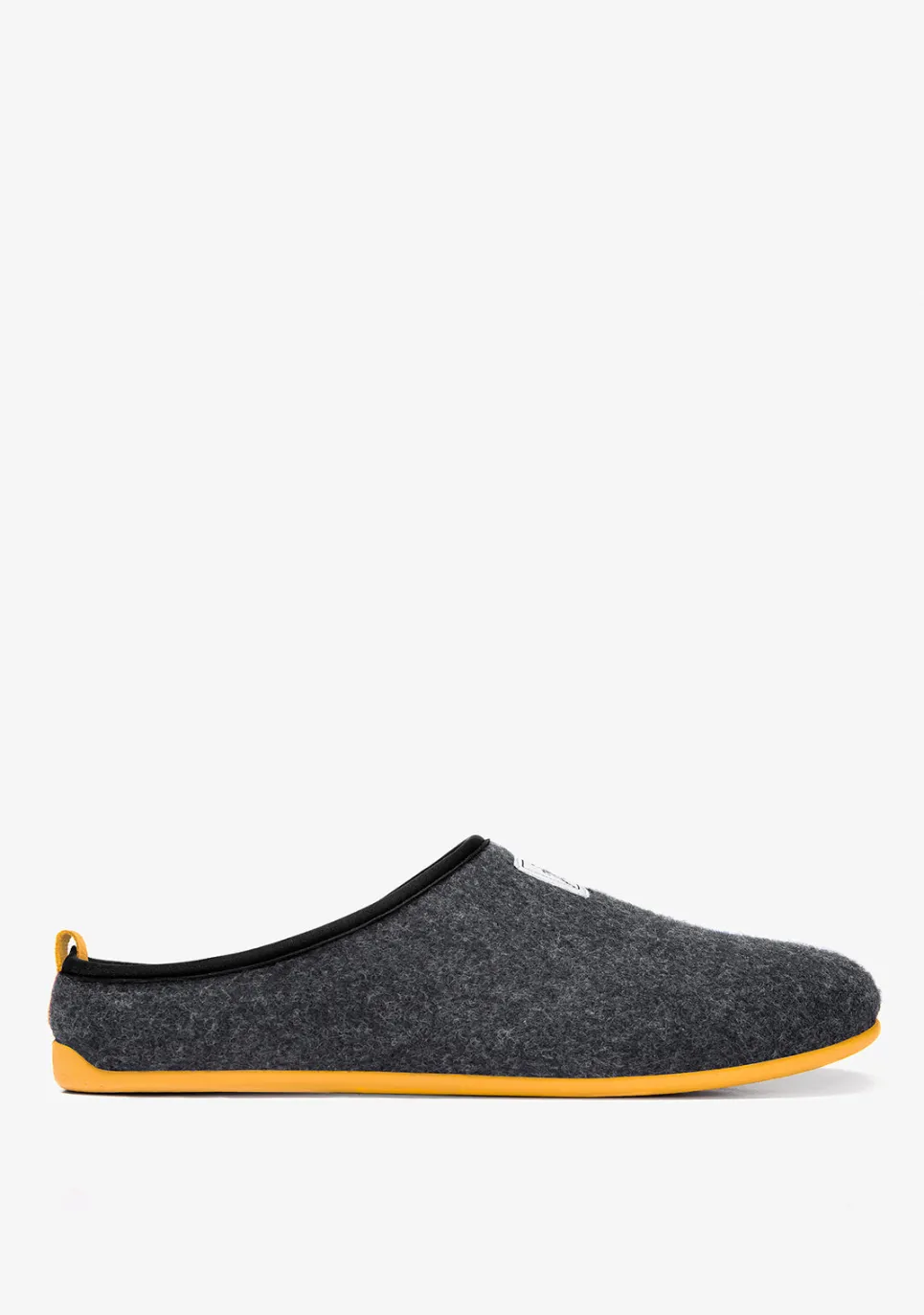D.Franklin Mercredy Slipper Black / Yellow|Herren Hausschuhe