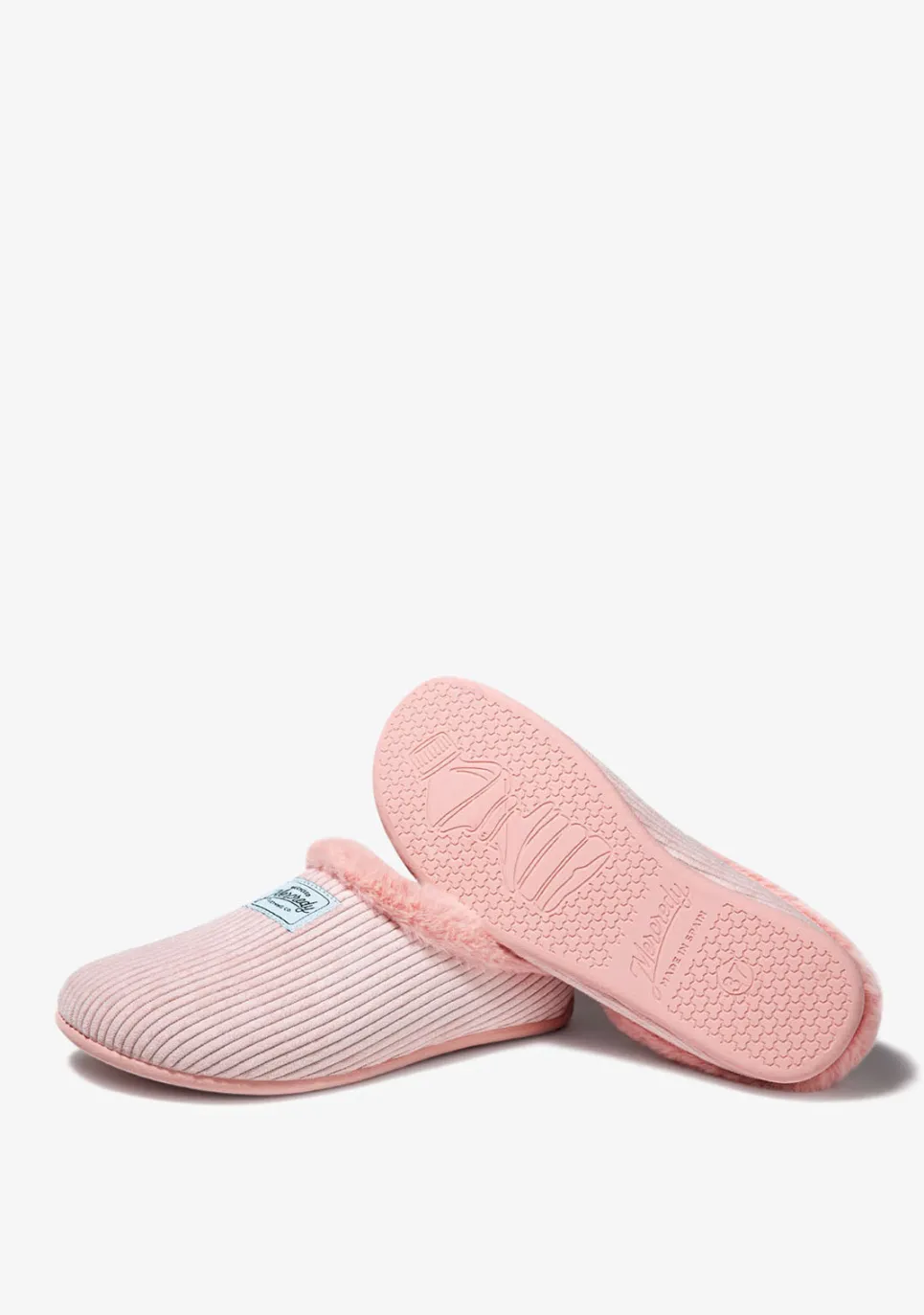 D.Franklin Mercredy Slipper Cord Pink|Damen Hausschuhe
