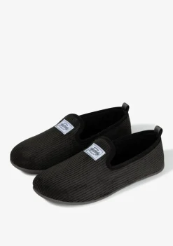 D.Franklin Mercredy Slipper Gran Black|Herren Hausschuhe