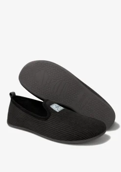 D.Franklin Mercredy Slipper Gran Black|Herren Hausschuhe