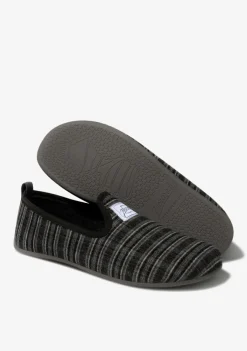 D.Franklin Mercredy Slipper Gran Checker Grey|Herren Hausschuhe
