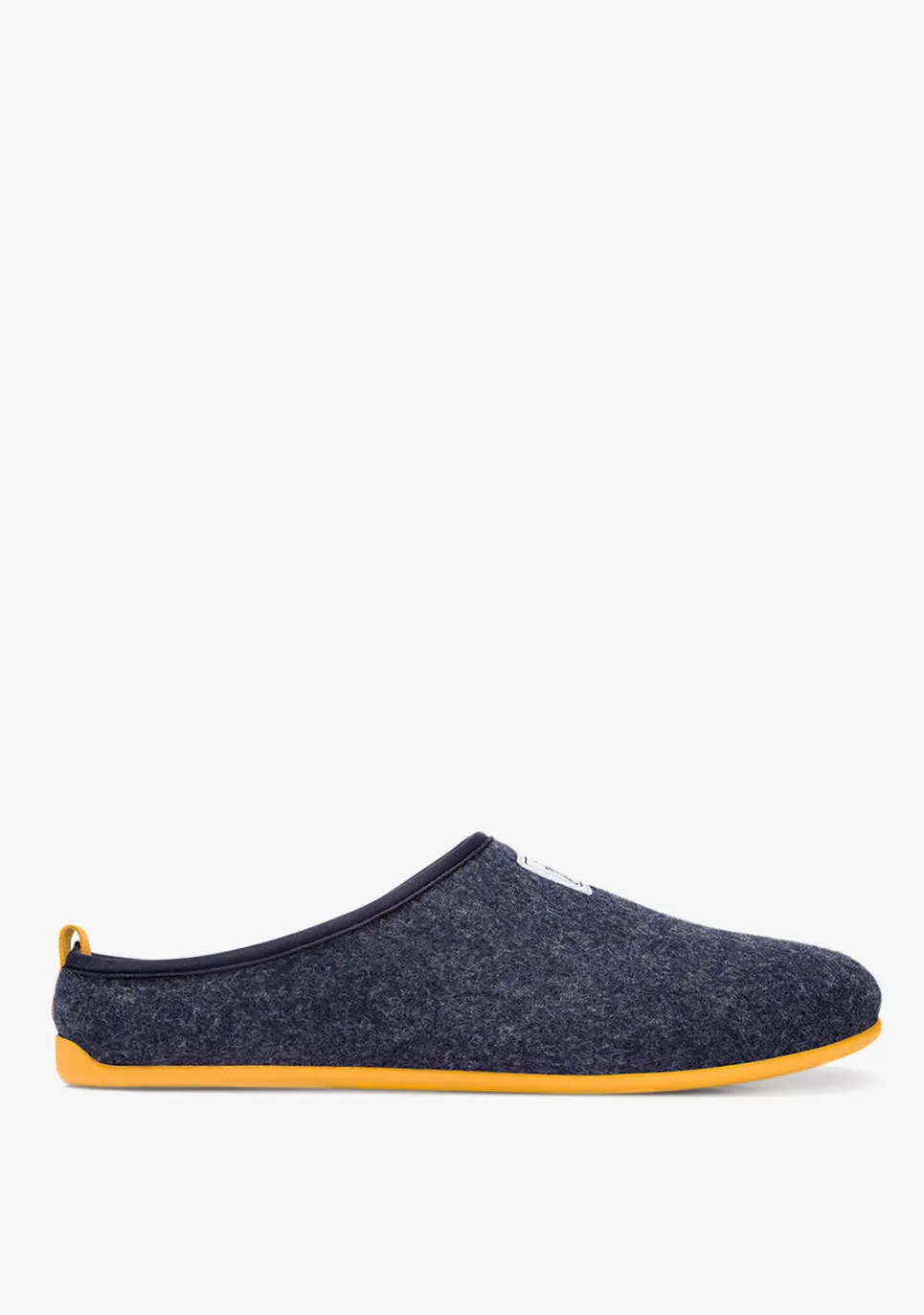 D.Franklin Mercredy Slipper Navy / Yellow|Herren Hausschuhe