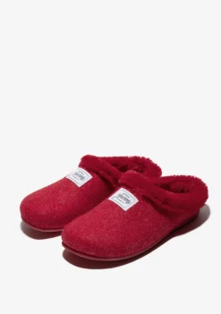 D.Franklin Mercredy Slipper Red|Damen Hausschuhe