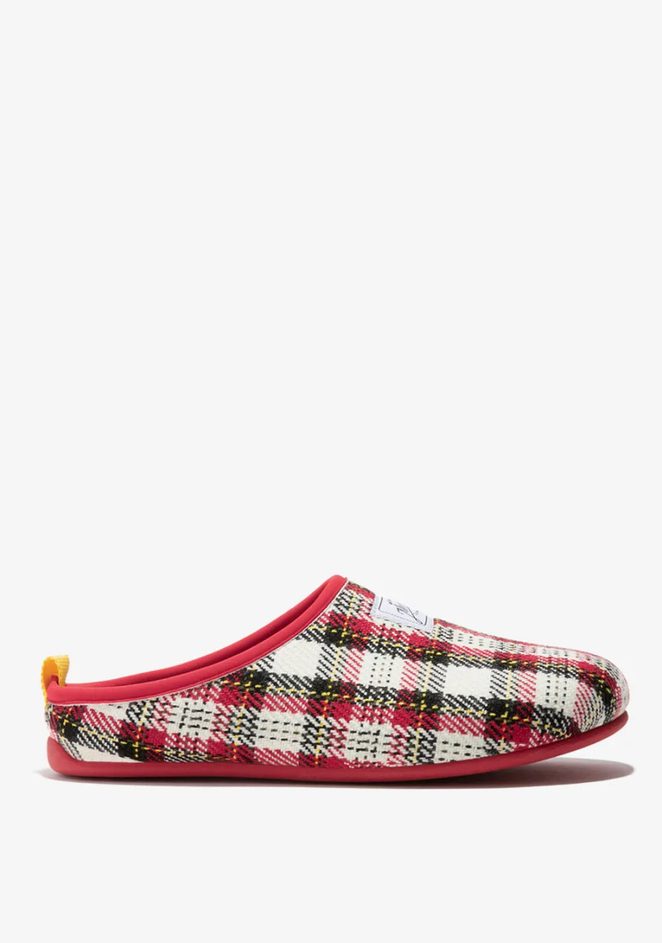D.Franklin Mercredy Slipper Tartan Red / White|Damen Hausschuhe