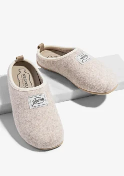 D.Franklin Mercredy Slipper White|Damen Hausschuhe