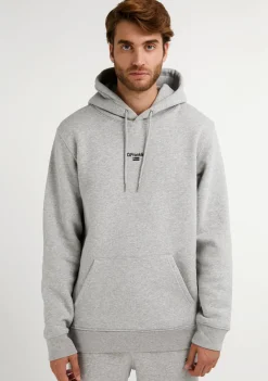 D.Franklin Mid Logo Hoodie Grey / Black|Damen Sweatshirts|Sweatshirts