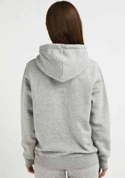 D.Franklin Mid Logo Hoodie Grey / Black|Damen Sweatshirts|Sweatshirts