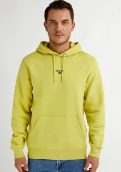 D.Franklin Mid Logo Hoodie Linded Green / Black|Damen Sweatshirts|Sweatshirts