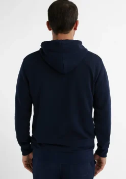 D.Franklin Mid Logo Hoodie Navy / White|Damen Sweatshirts|Sweatshirts