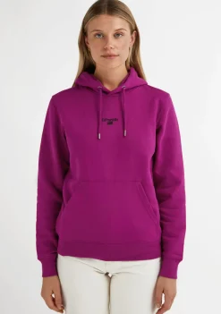 D.Franklin Mid Logo Hoodie Orchid / Black|Damen Sweatshirts