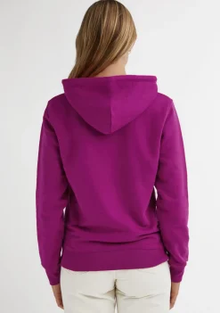 D.Franklin Mid Logo Hoodie Orchid / Black|Damen Sweatshirts