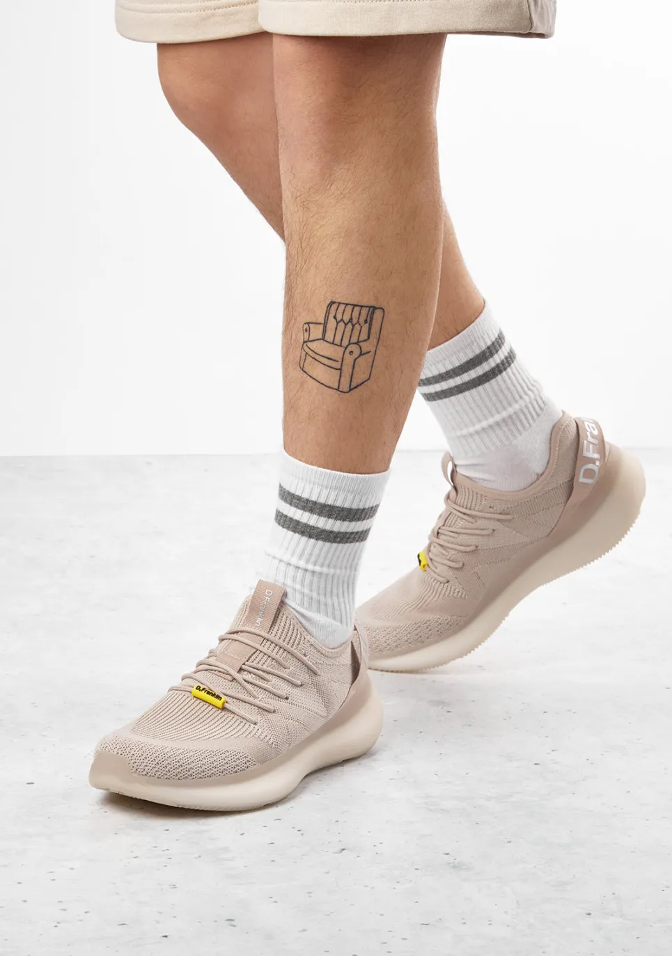 D.Franklin Mimetic V.2 Beige|Damen Sneakers|Sneakers