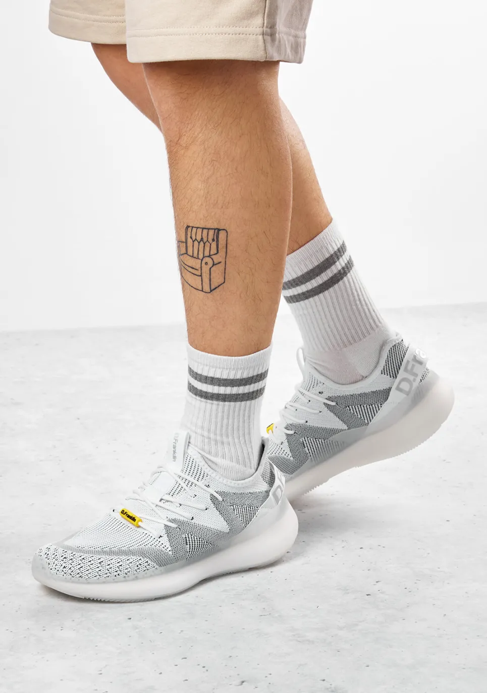 D.Franklin Mimetic V.2 White / Grey|Damen Sneakers|Sneakers