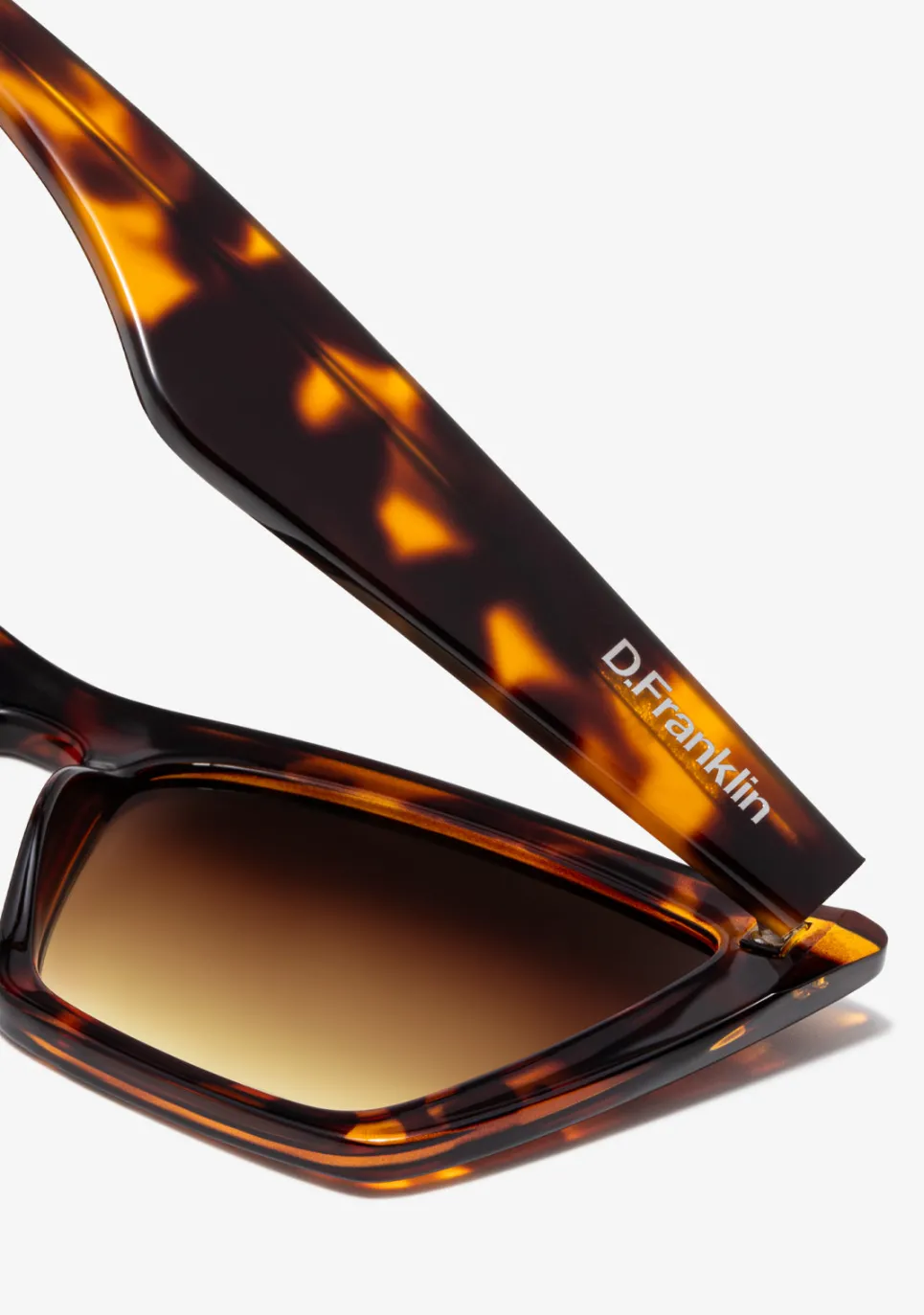 D.Franklin Monaco Carey / Gradient Brown|Damen Cat Eye Sonnenbrillen