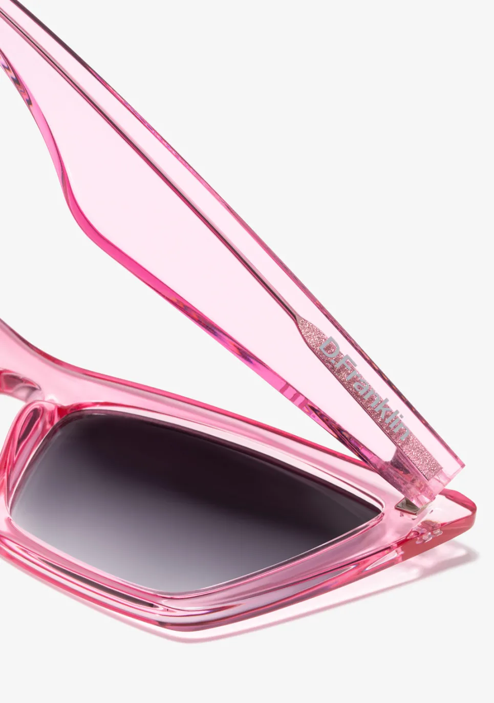 D.Franklin Monaco Pink / Gradient Grey|Damen Cat Eye Sonnenbrillen