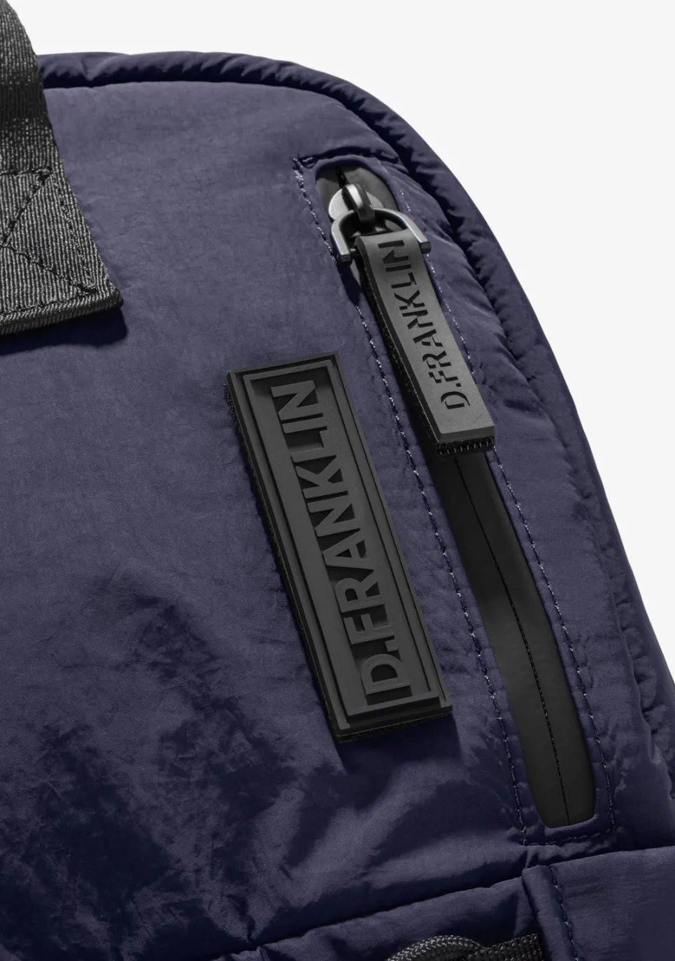 D.Franklin Multi-Pocket Nylon Backpack Navy|Damen Rucksäcke|Backpack