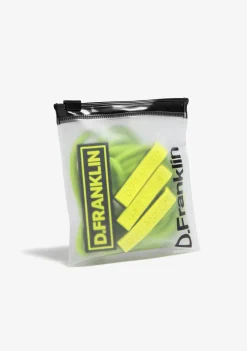 D.Franklin Multi-Pocket Nylon Backpack Black + Custom Set Lime|Damen Rucksäcke|Backpack