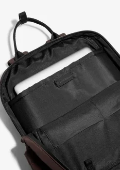 D.Franklin Multi-Pocket Nylon Backpack Brown|Damen Rucksäcke|Backpack