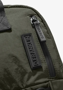 D.Franklin Multi-Pocket Nylon Backpack Green|Damen Rucksäcke|Backpack