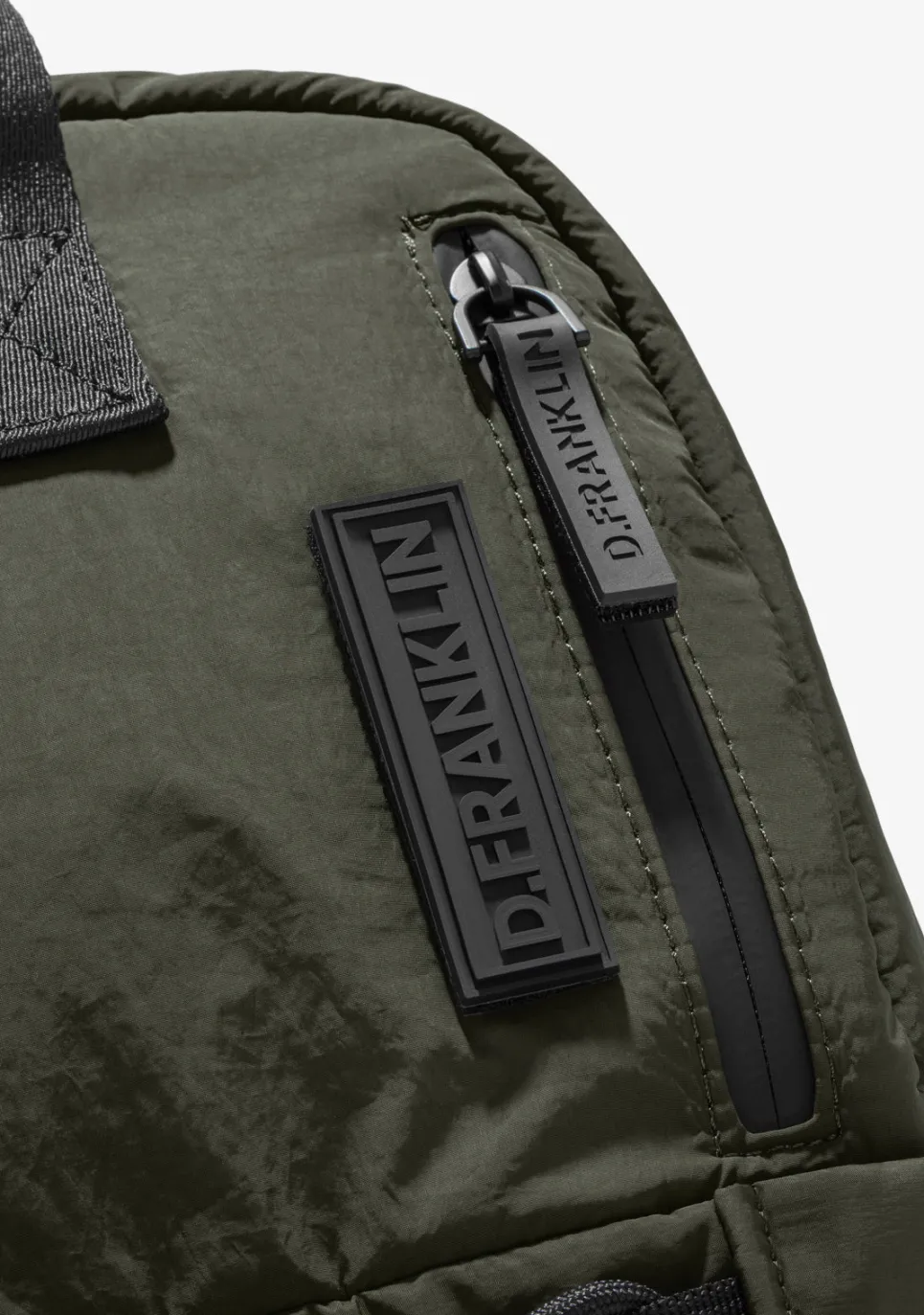 D.Franklin Multi-Pocket Nylon Backpack Green|Damen Rucksäcke|Backpack