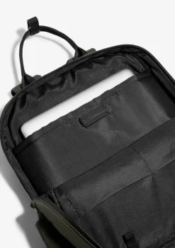 D.Franklin Multi-Pocket Nylon Backpack Green|Damen Rucksäcke|Backpack