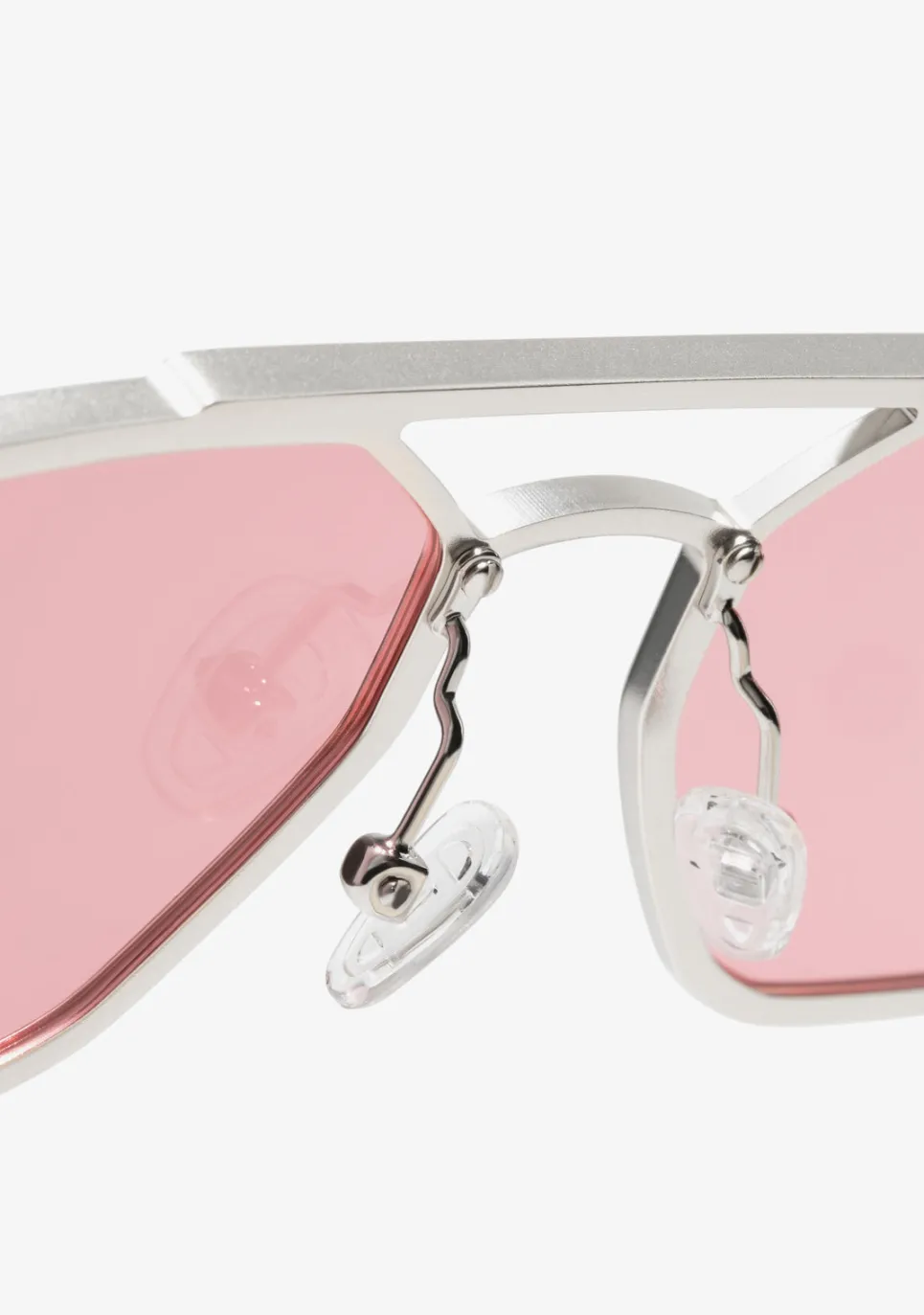 D.Franklin Muni LA Silver / Pink|Damen Pilotenbrillen|Polarisierte Sonnenbrillen