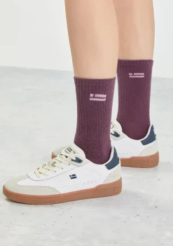 D.Franklin Neo Flag Socks Purple|Damen Socken|Socken