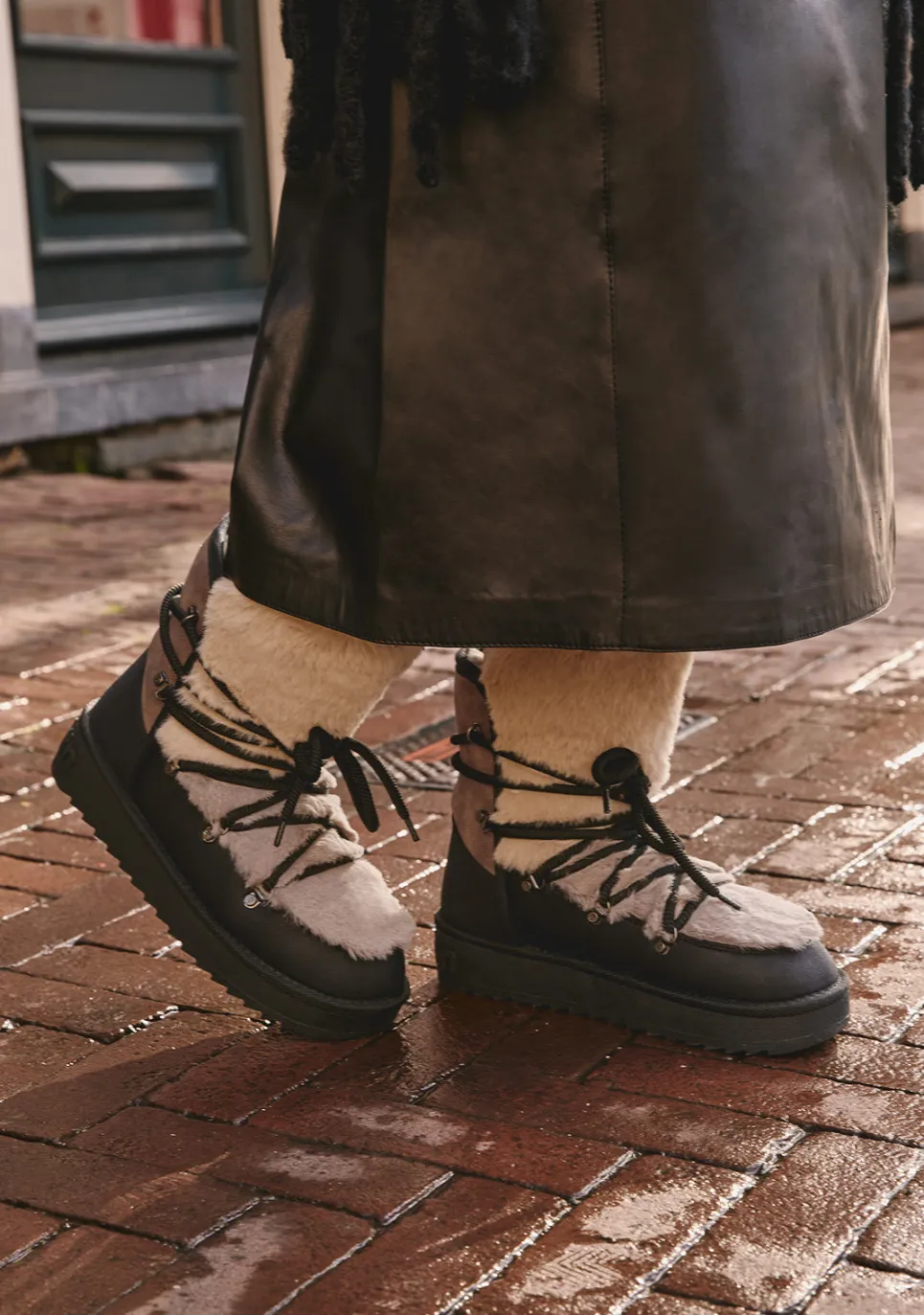 D.Franklin Nordic Trk Fur Gradient Black|Damen Stiefel