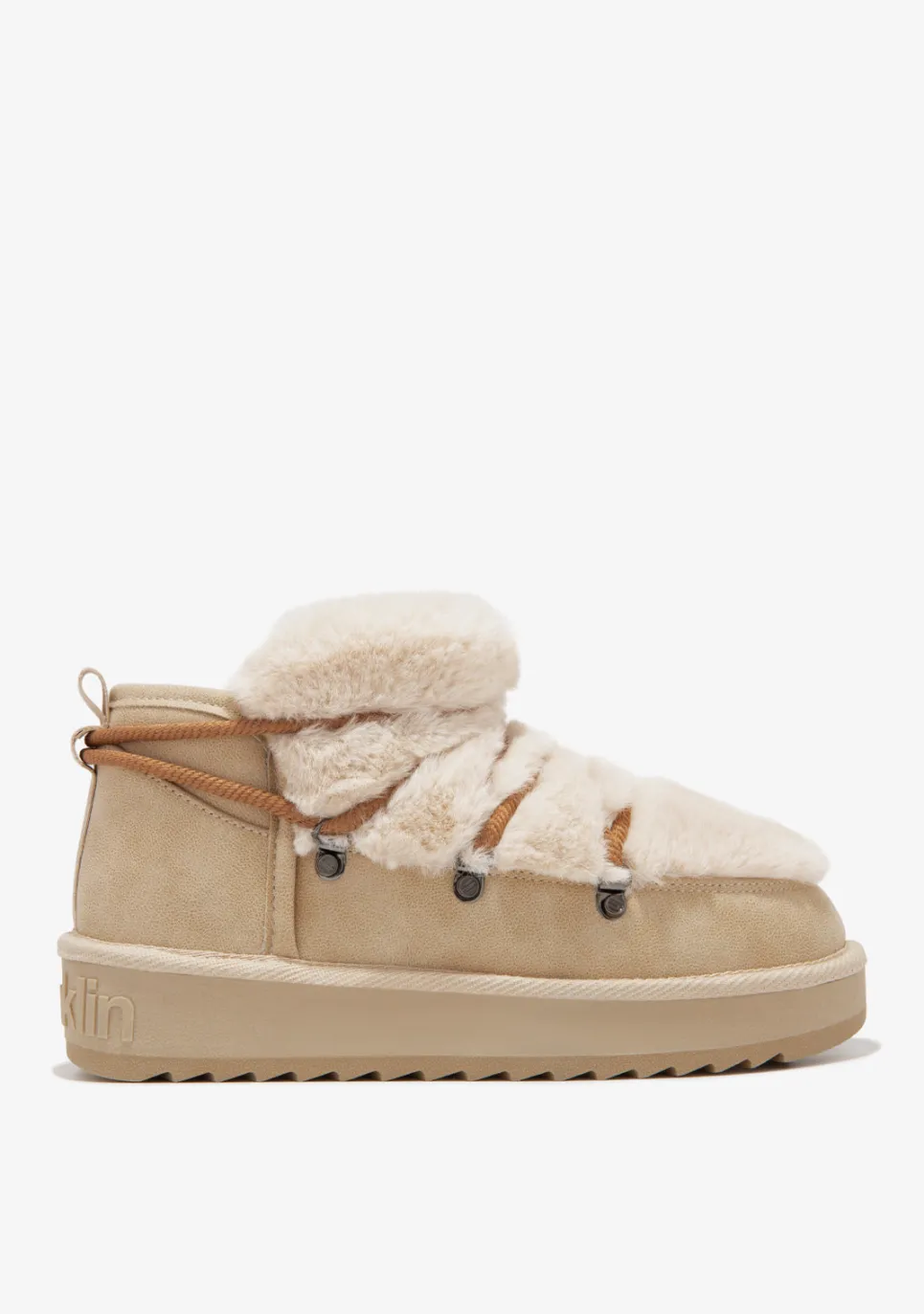 D.Franklin Nordic Trk Fur Low Beige|Damen Stiefel