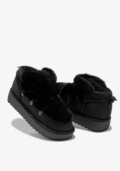 D.Franklin Nordic Trk Fur Low Black|Damen Stiefel