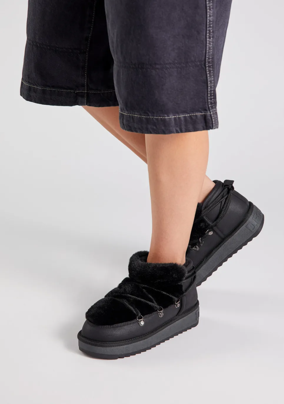 D.Franklin Nordic Trk Fur Low Black|Damen Stiefel