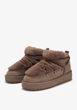 D.Franklin Nordic Trk Fur Low Brown|Damen Stiefel